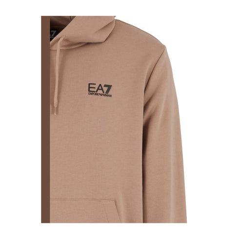 EA7 EMPORIO Felpa con cappuccio Felpa Uomo cappuccio Sporty Nocciola A24 - EA7 EMPORIO8NPM37PJVTZ - 1745 - S - Francavilla Moda